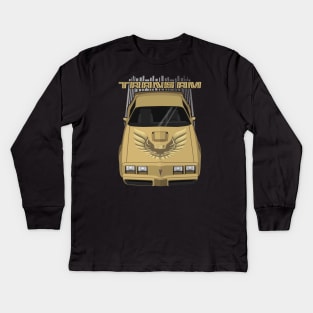 Firebird Trans Am 79-81 - gold Kids Long Sleeve T-Shirt